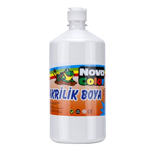 Nova Color Akrilik Boya 1 KG Beyaz NC-225
