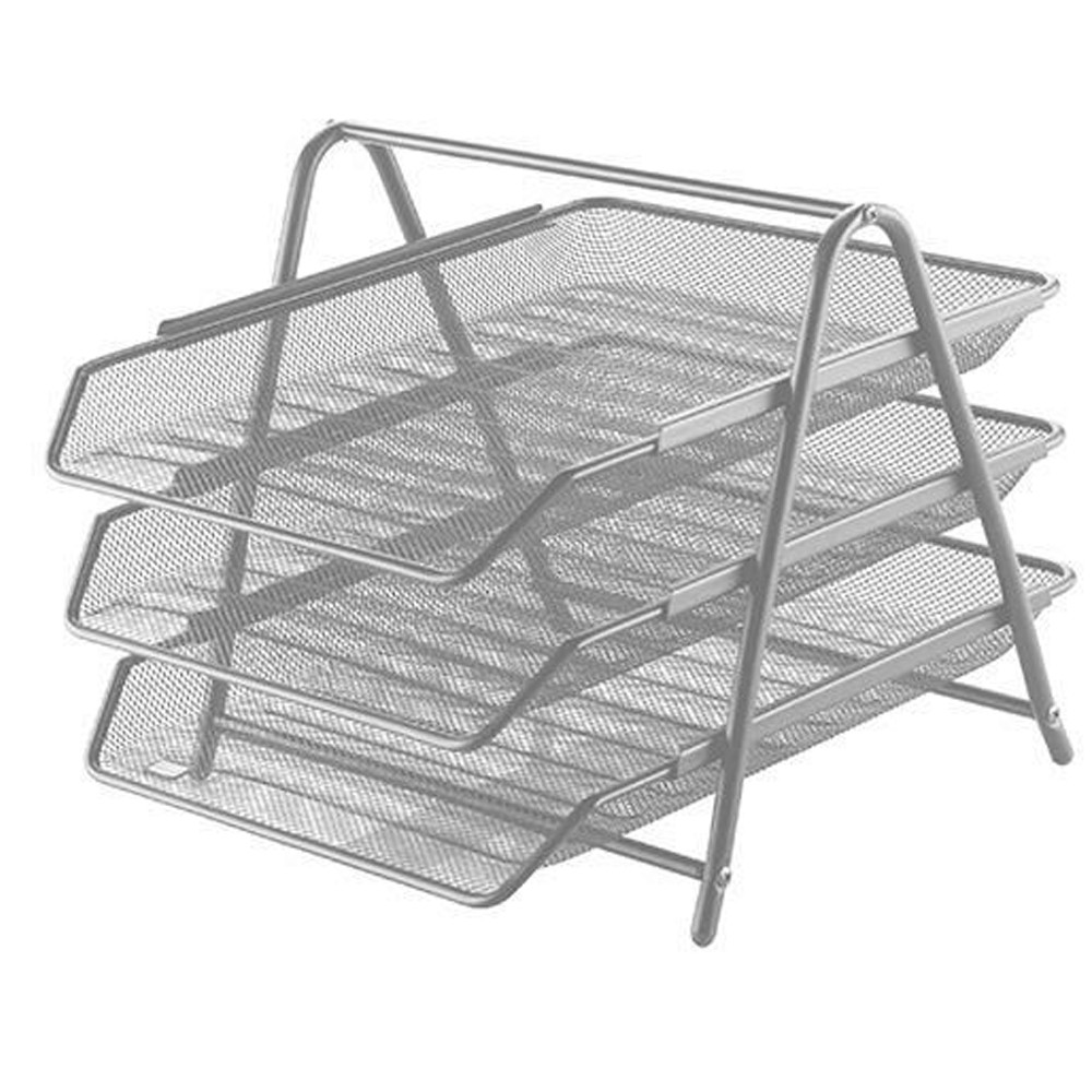 Globox Evrak Rafı Metal 3 LÜ Gri 6259