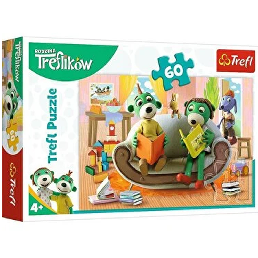Trefl Puzzle 60 Parça Treflik Famıly (33x22 Cm) 17345